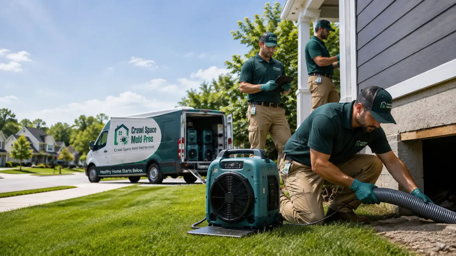 Crawl Space Mold Removal in Holton, IN